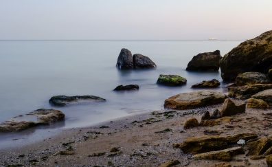 Stones, rocks at beach, nature