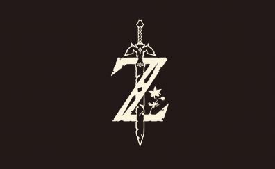 The Legend of Zelda, video game, minimal, sword