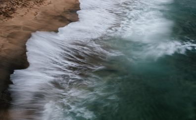 Ocean waves panorama
