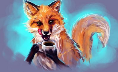 Red fox artwork