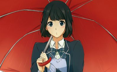 Misaki Takasaki, Koi to Uso, Love and Lies, anime girl