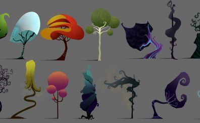 Various Trees, art
