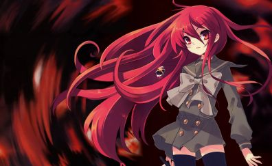 Shana, red head, Shakugan no Shana, anime girl, sword