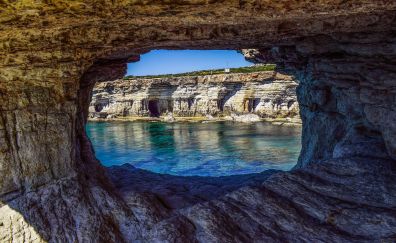 Sea, cave, nature