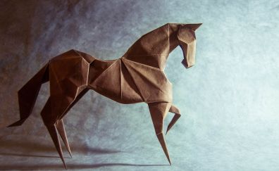Paper, horse, art