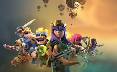 Clash of clans, mobile game, archer, barbarian army