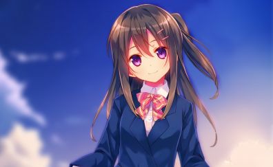 Cute Long hair anime girl