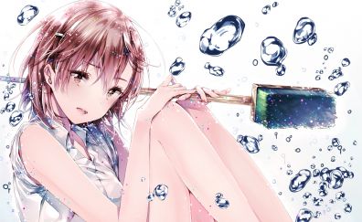 Misaka Mikoto, Toaru Majutsu no Index, anime girl, drops