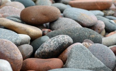 Rocks, pebbles, stones of river