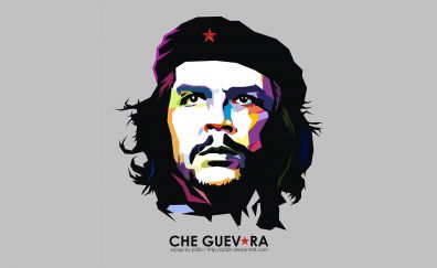 Che Guevara, colorful artwork