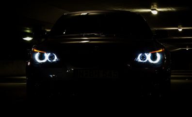BMW M5 Series E60 car's head lights