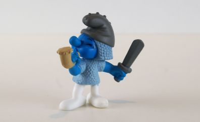 Smurfs knight toy