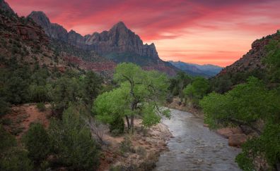 The watchman at Zion national park