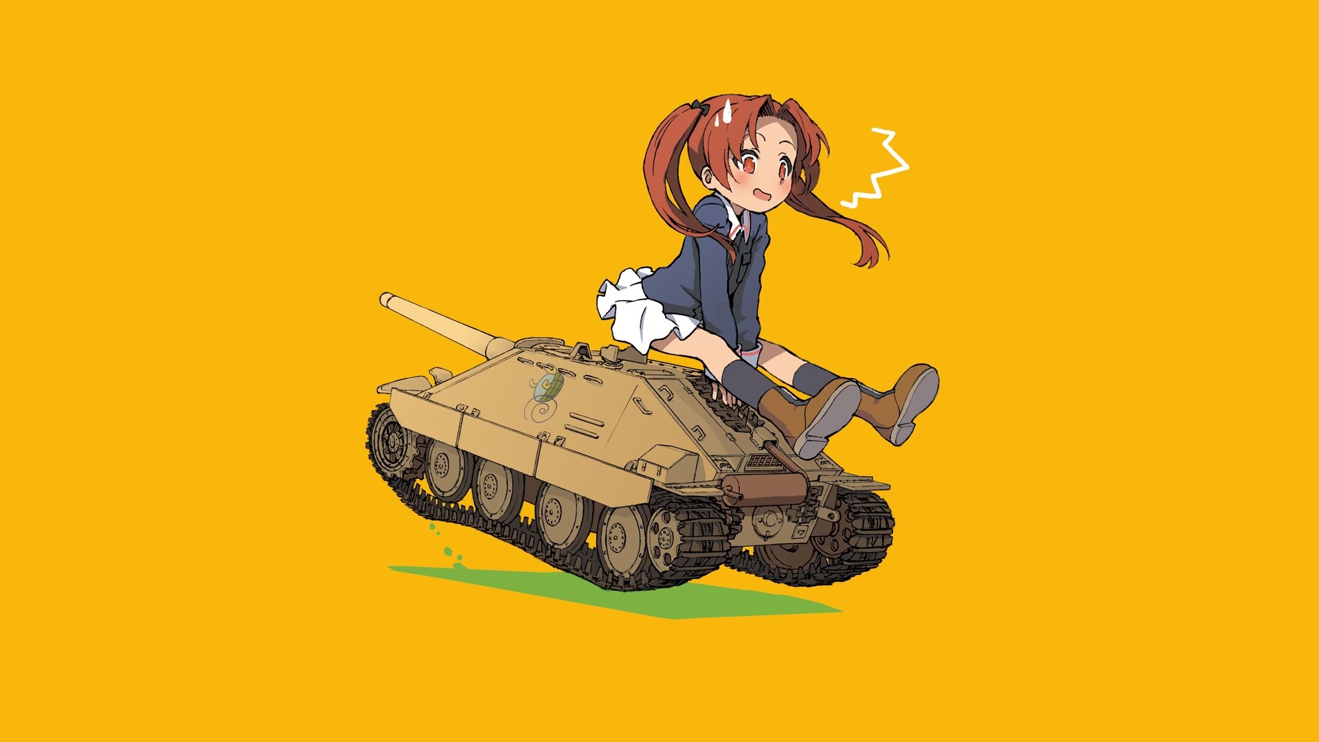 Desktop Wallpaper Girls Und Panzer Anzu Kadotani Tank Anime Girl My The Best Porn Website